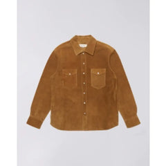 Western Long-Sleeve Suede Shirt
