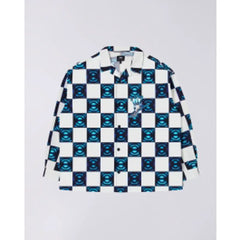 Long Sleeve Digital Check Shirt